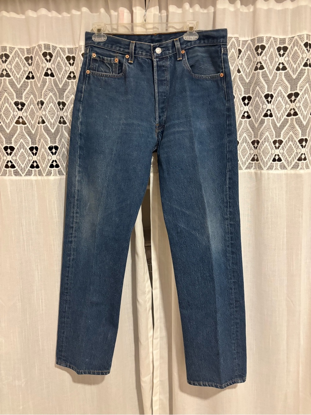 Levi's vintage 80’s 90’s 501 button fly 100 percent cotton made in the USA